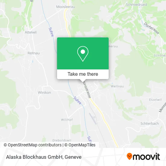 Alaska Blockhaus GmbH map