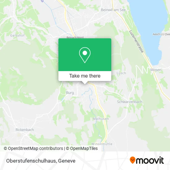 Oberstufenschulhaus map