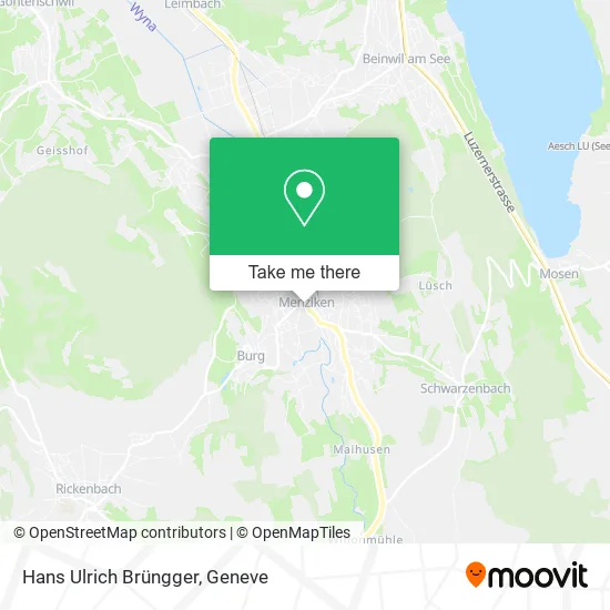 Hans Ulrich Brüngger map