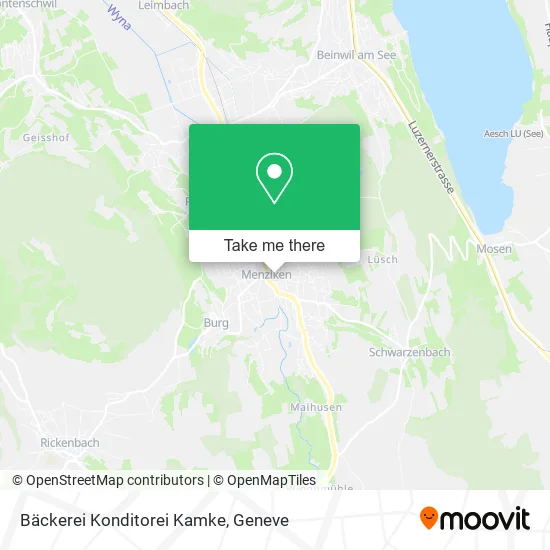 Bäckerei Konditorei Kamke plan