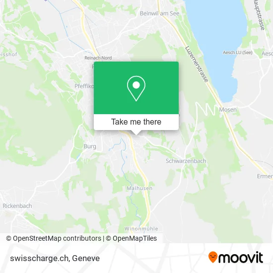 swisscharge.ch map