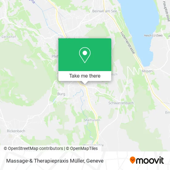 Massage-& Therapiepraxis Müller map