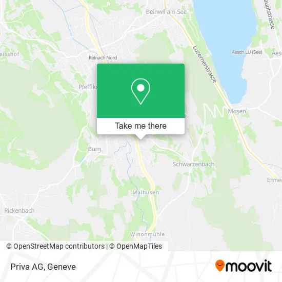 Priva AG map