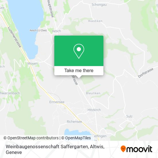 Weinbaugenossenschaft Saffergarten, Altwis map