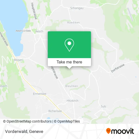 Vorderwald map