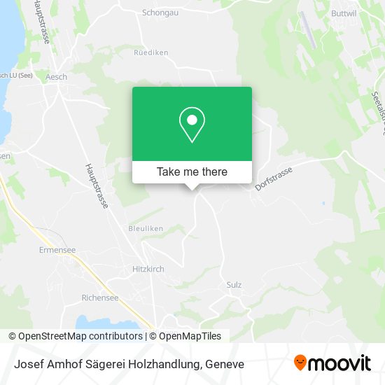 Josef Amhof Sägerei Holzhandlung map
