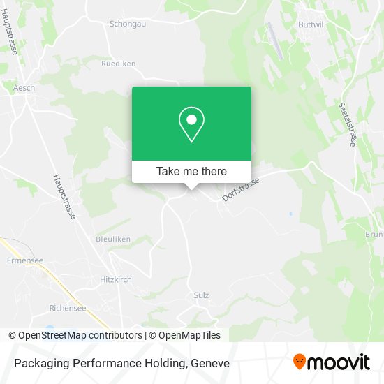 Packaging Performance Holding map