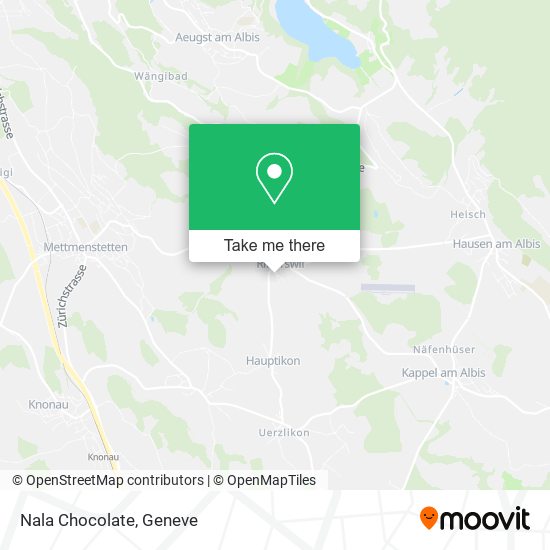 Nala Chocolate map