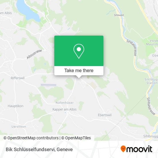 Bik Schlüsselfundservi map