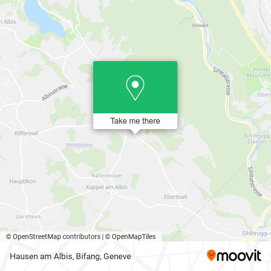 Hausen am Albis, Bifang map