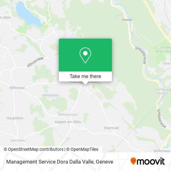 Management Service Dora Dalla Valle map