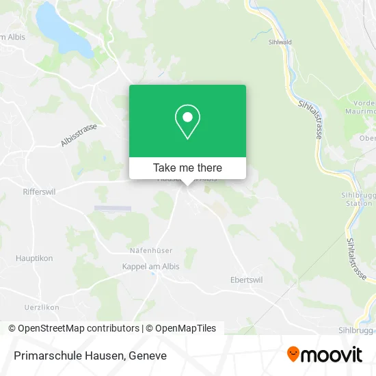 Primarschule Hausen map