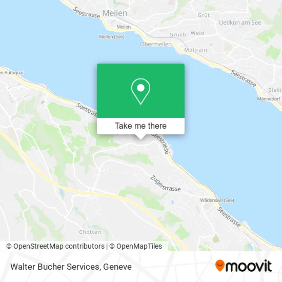 Walter Bucher Services map