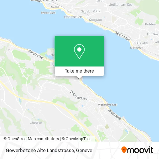 Gewerbezone Alte Landstrasse map