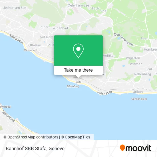 Bahnhof SBB Stäfa map