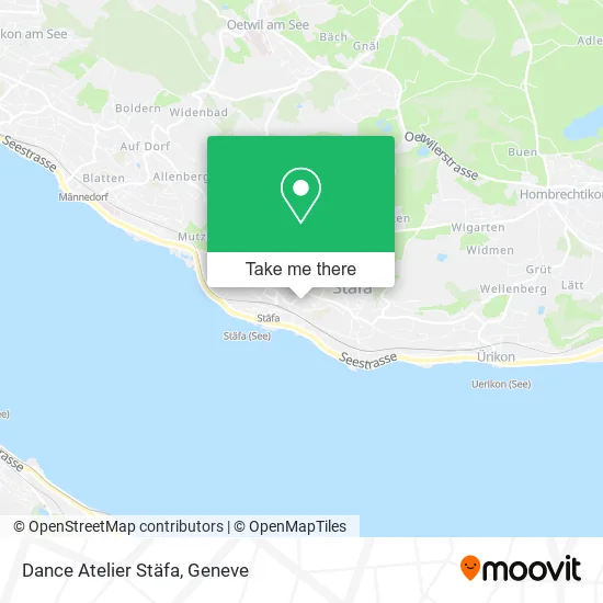 Dance Atelier Stäfa map