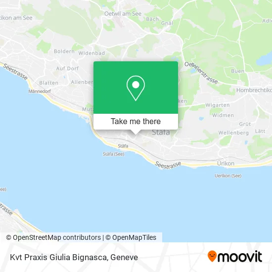 Kvt Praxis Giulia Bignasca map