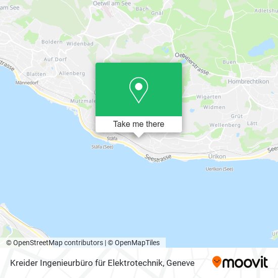 Kreider Ingenieurbüro für Elektrotechnik map