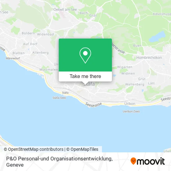 P&O Personal-und Organisationsentwicklung map