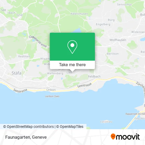 Faunagarten map