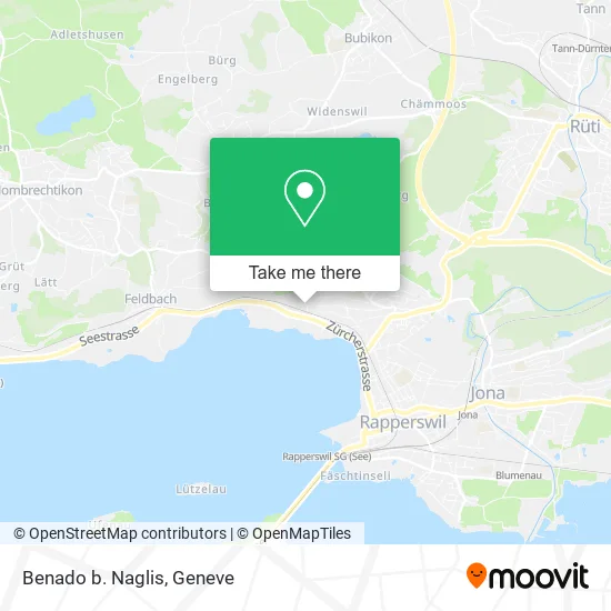 Benado b. Naglis map