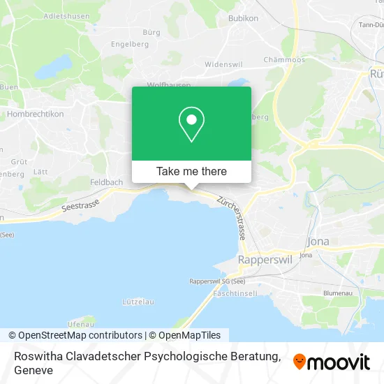 Roswitha Clavadetscher Psychologische Beratung map