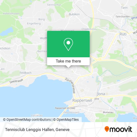 Tennisclub Lenggis Hallen map