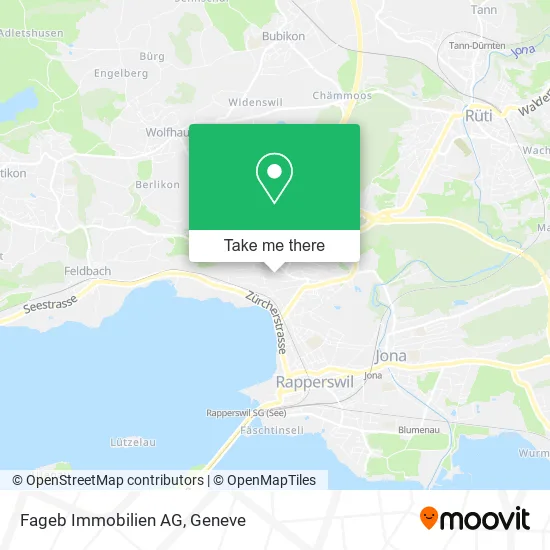Fageb Immobilien AG map
