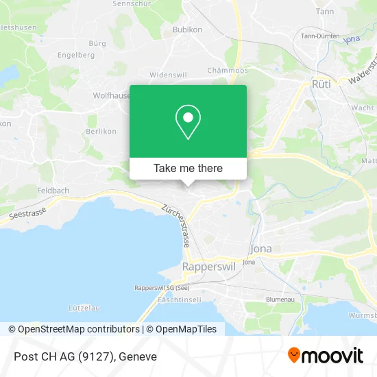 Post CH AG (9127) map