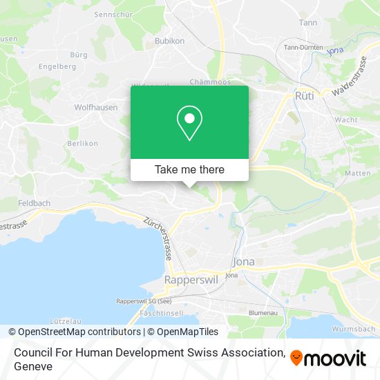 Council For Human Development Swiss Association map