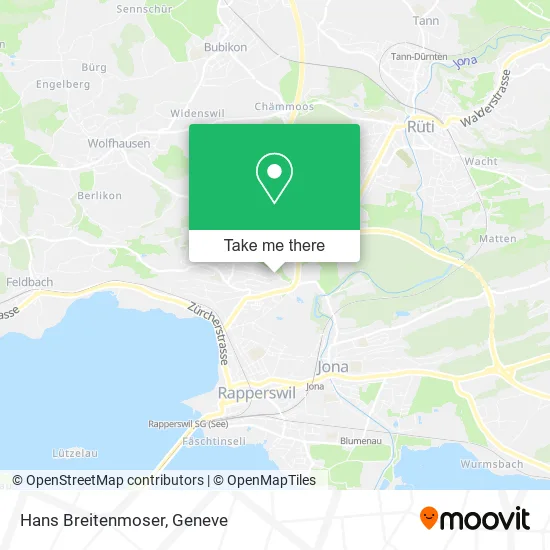 Hans Breitenmoser map