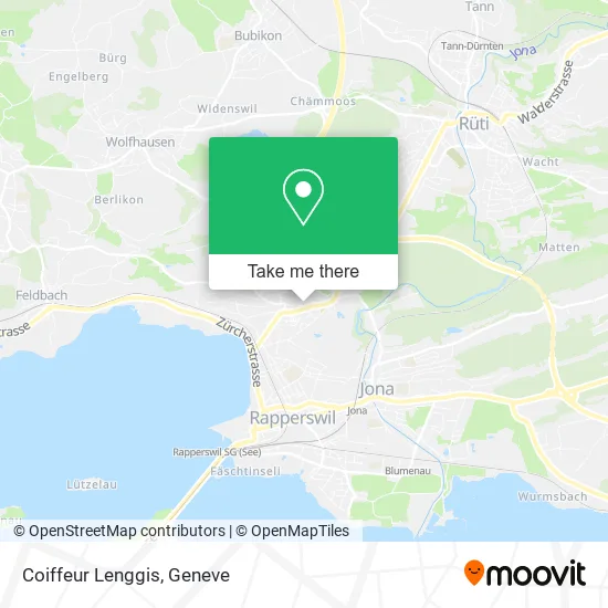 Coiffeur Lenggis map
