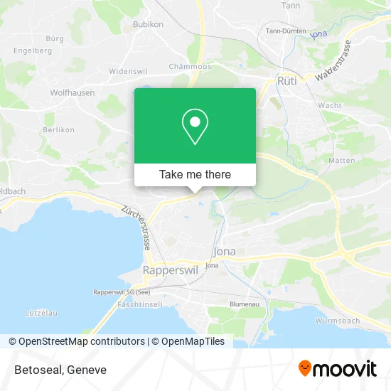 Betoseal map