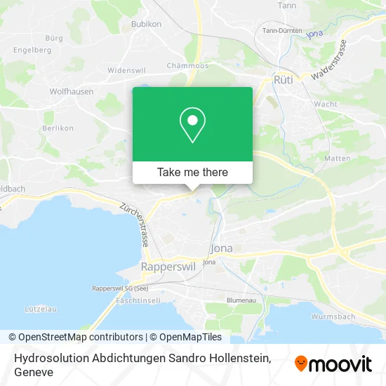 Hydrosolution Abdichtungen Sandro Hollenstein map