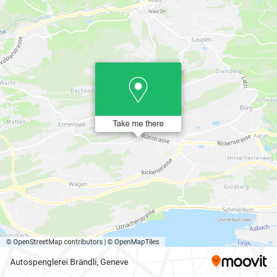 Autospenglerei Brändli map