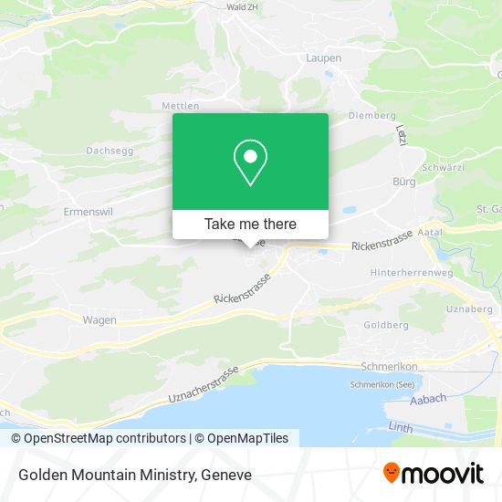 Golden Mountain Ministry map