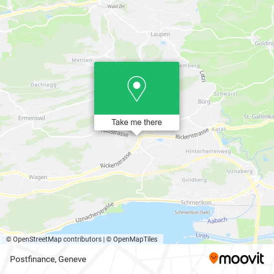 Postfinance map