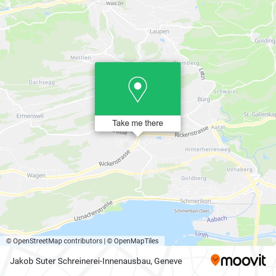Jakob Suter Schreinerei-Innenausbau map