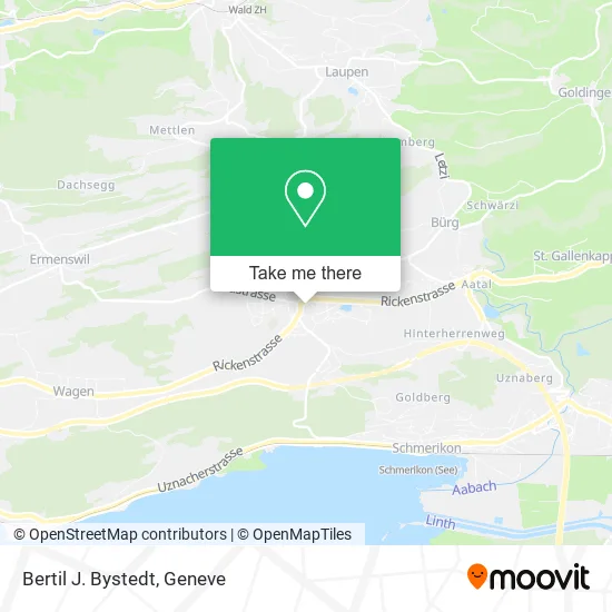 Bertil J. Bystedt map