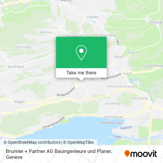 Brunner + Partner AG Bauingenieure und Planer map