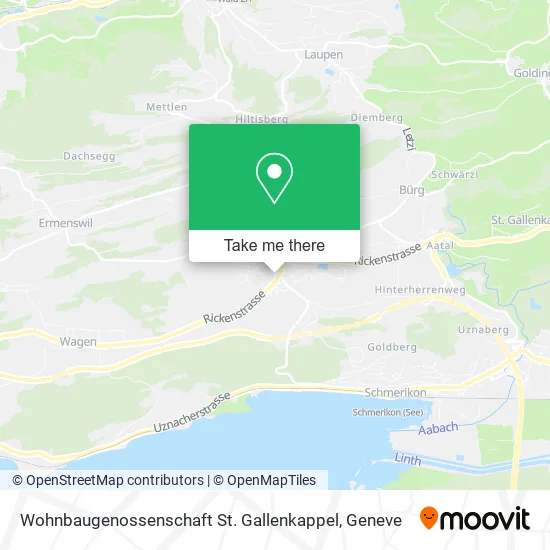 Wohnbaugenossenschaft St. Gallenkappel map