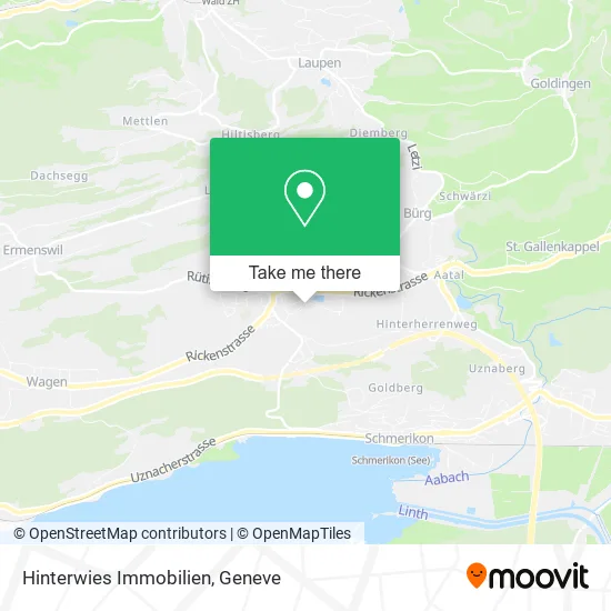 Hinterwies Immobilien map