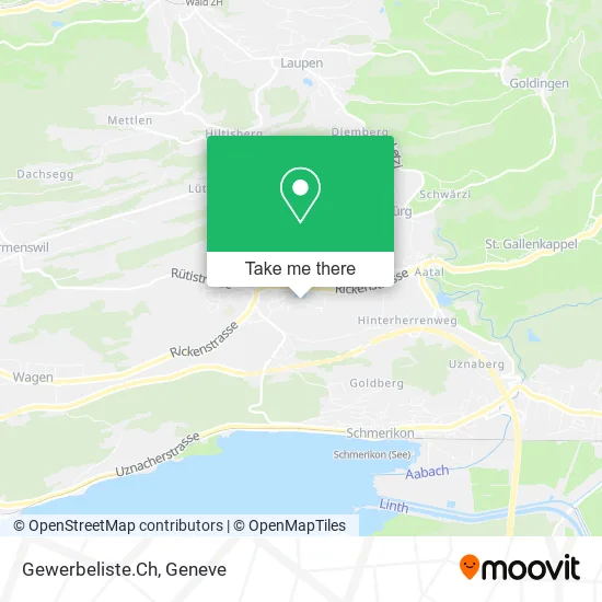 Gewerbeliste.Ch map