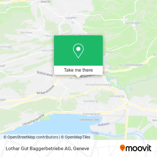 Lothar Gut Baggerbetriebe AG map