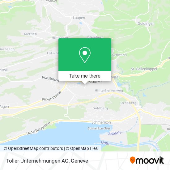 Toller Unternehmungen AG map