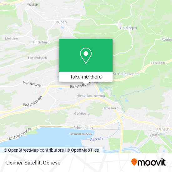 Denner-Satellit map