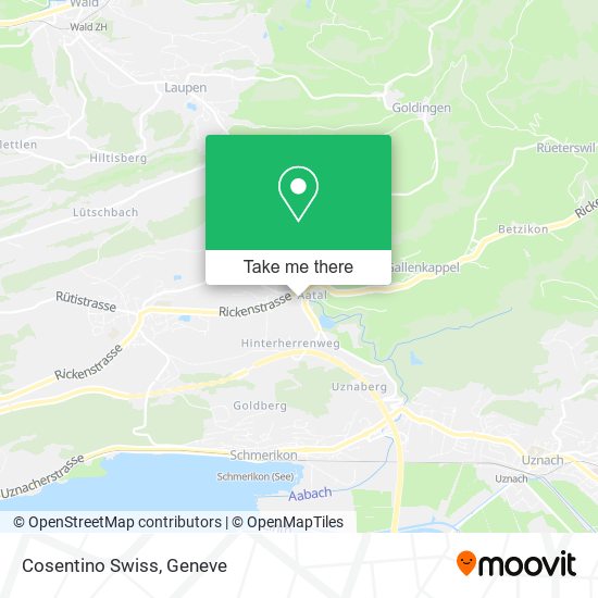 Cosentino Swiss map