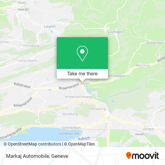 Markaj Automobile map