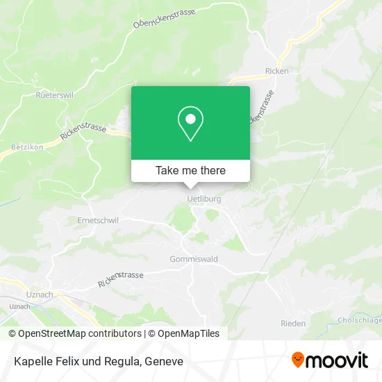 Kapelle Felix und Regula map