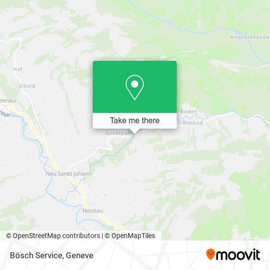 Bösch Service map